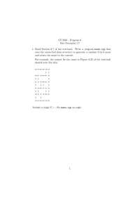 CS 2420 Program 6: Creating a Random 5x5 Maze using Union-Find Data Structure - Prof. Ming