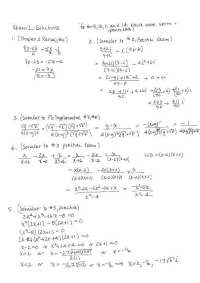 Exam 1 Solutions | College Algebra | MATH 0012