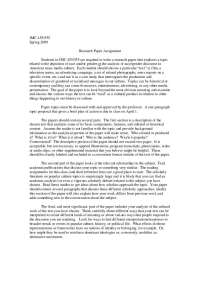 Race & Gender Depiction in American Mass Media: JMC 455/555 Research Paper