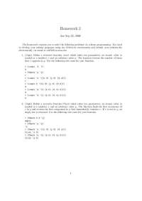 Problem Set 2 Solved Questions - Programming Languages | CS 3723