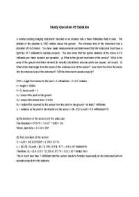 Remote Sensing Instrument: Ground Resolution and Operational Flux Calculation