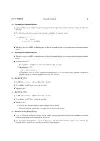 Compilers - Somatic Analysis - Lecture Slides | CS 414