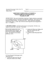 Microeconomic Analysis Exam - Drake University, Fall 2007 - Prof. William M. Boal
