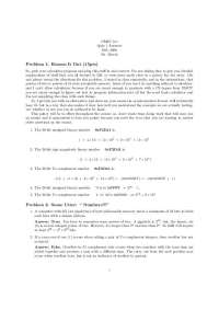 Quiz Answers and Explanations for CMSC 311, Fall 2008