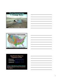 Fluvial Geomorphology - Lecture Slides | GEOG 321
