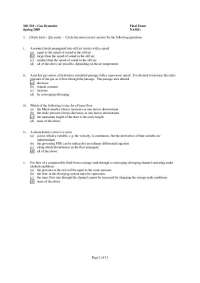 Solved Final Exam for Gas Dynamics | ME 51000