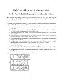 Homework 3 Questions Discrete Structures Cmsc 250 Docsity