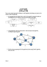 Assignment 7 for Algorithms and Data Structures | CS 2420