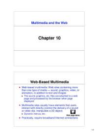 Multimedia and the Web - Lecture Slides | CIS 101