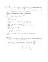 Midterm Paper Solved | Calculus I | MATH 251 - Docsity