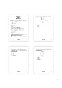 Exam 2 with Solution for Electricity and Optics | PHYS 24100