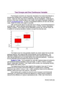 Two Groups and One Continuous Variable in Visual Editing | COMM 3362