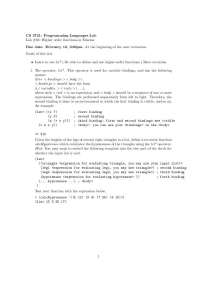 Programming Languages Recitation - High Order Function in Scheme | CS 3721