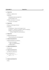 Lecture Notes on Disjoint Sets - Data Structure and Algorithms | CS 245