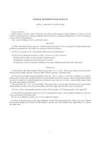 5 Problems on Prime Numbers Theorem - Exam 2 | MAT 111
