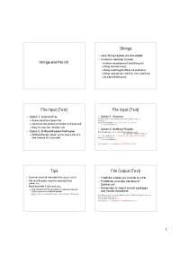 Java File I/O and Strings: Scanning, Reading, Writing, and Counting Occurrences