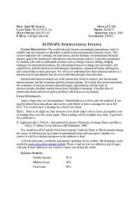 Accounting for International Transaction - International Finance | ECON 671