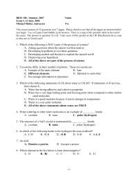 Solved Multiple Choice Questions of Biology of Cells and Organisms ...