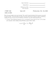 Practice Quiz 9 - Discrete Structures | CMSC 250 - Docsity