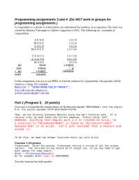 Solved Assignment 3 for Programming Languages | CS 4700 - Docsity