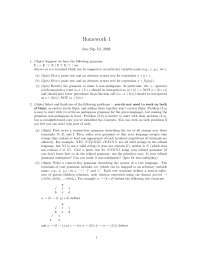 Homework 1 Problems for Programming Languages | CS 3723 - Docsity