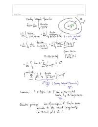 Handwritten Notes on Integral Formula - Complex Variables | MAT 3223 ...