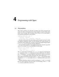 Programming with Types - Programming Analysis and Understanding | CMSC ...