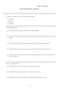 Practice Midterm 2 - Introduction to Statistics | STAT 1040 - Docsity