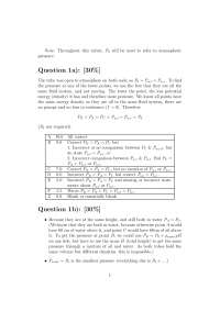 Solutions for Quiz - General Physics | PHY 007B - Docsity