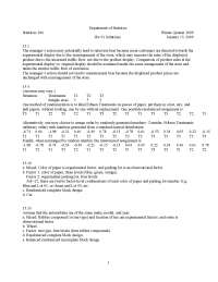 Homework 1 Solutions - Analysis of Variance | STA 106 - Docsity