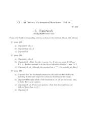 Practice Questions for Assignment 3 - Discrete Math Structures | CS ...