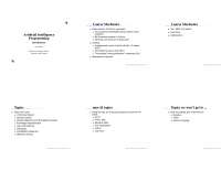 Notes on Artificial Intelligence Programming | CS 245 - Docsity