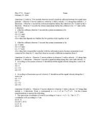 20 Multiple Choice Questions of Intermediate Modern Physics - Exam 1 ...
