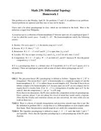 Differential Topology - Assignment 1 | MAT 239 - Docsity