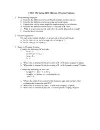 Practice Problems Midterm 2 for Organization Programming Language ...