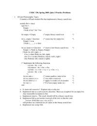 8 Practice Problems on Organization Program Language - Quiz 3 | CMSC ...