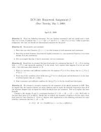 Programming Languages - Assignment 2 | ECS 240 - Docsity