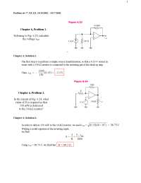 Solution to Problem Set 7 - Intro Electrical Engineering | EE 221 - Docsity