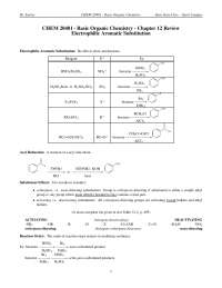 Electrophilic Aromatic Substitution - Basic Organic Chemistry I ...