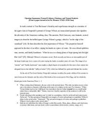 Analyzing Literary Techniques in The Great Gatsby: Wilson's Portrayal and Quotation Usage 