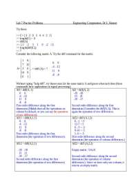 Practice Problems on Engineering Computations - Experiment 7 | MET 4903