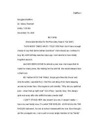 A Young Boy's Desperate Search for Belonging and Power: A Story of Family and Violence - P