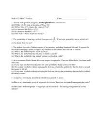 Quiz 2 Practice - Introduction To Statistics | MATH 1121