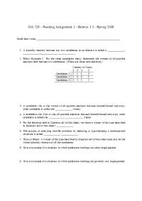 Reading Assignment 2 | Mathematics in the World | MA 125