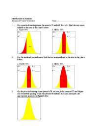 Solved Problems on Introduction to Statistics - Homework | MATH 2400