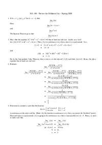 Limit Evaluation and Continuity of Polynomial and Rational Functions