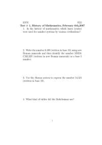13 Questions for Exam 1 - History of Mathematics | MATH 5185U