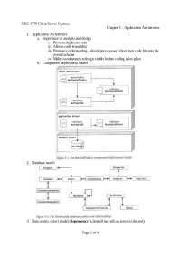 ITEC 4770: App Architecture with Components, DB Model, and User Objects