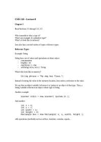 Java Programming: Understanding Primitive Types and Reference Types - Prof. Brian F. Hanks