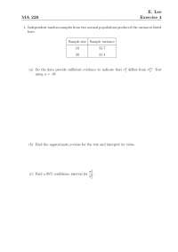Practice Exam 4 - Statistical Methods | MA 220 - Docsity